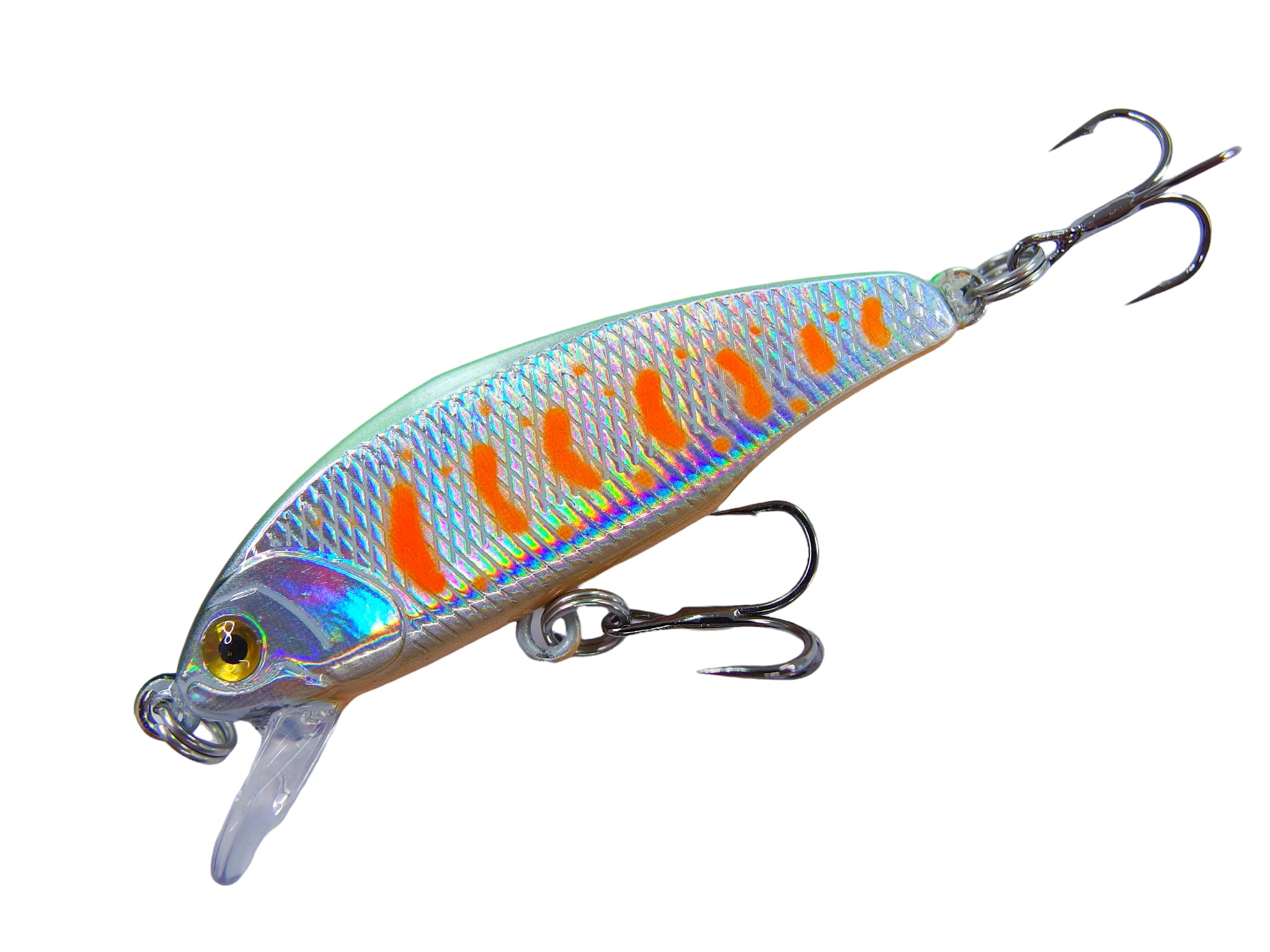 momolures Trout Fishing Lure Flat Sinking Minnow 44mm 4.4g Tungsten Sinker ST-36BC #14 Hook equipped (CHART YAMAME)