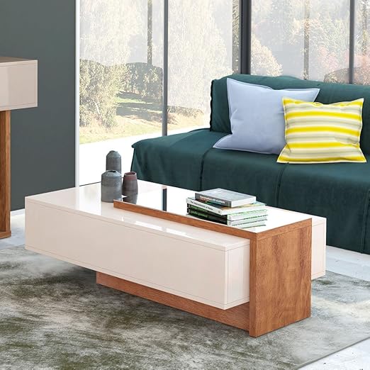 Mesa de Centro Milao Designer Moderno