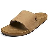 OLUKAI Kipe'a Pono Women's Leather Slide Sandal, Elevated Everyday Slide, All-Day Comfort & Wear