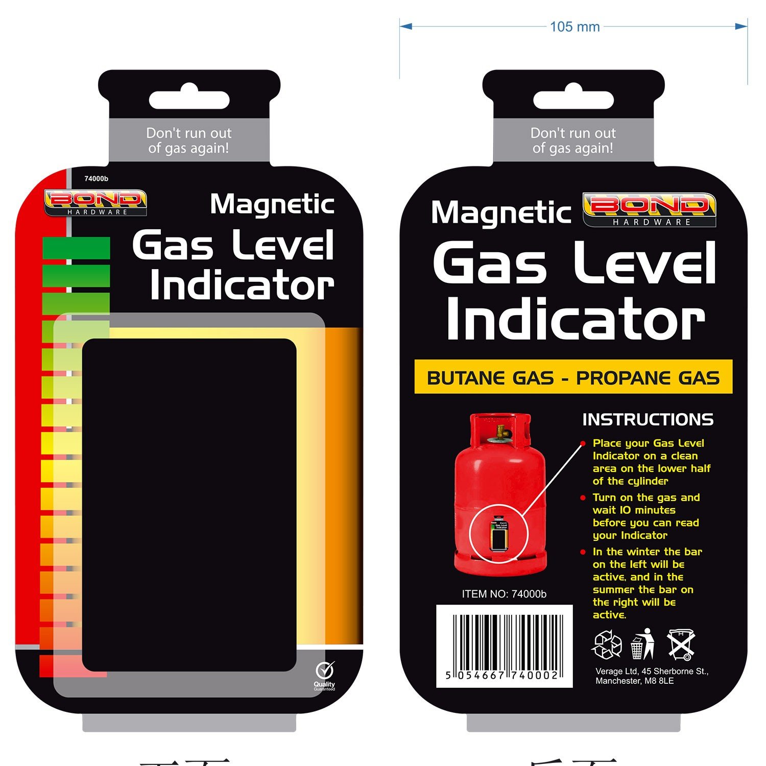 Supremo elección madera magnético Gas botella indicador de nivel ...