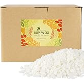 Natural Soy Wax for Candle Making 10 lb Bag,Soy Wax Flakes,DIY Candle