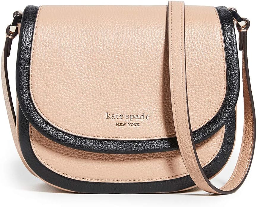 Kate Spade New York Roulette Small Saddle Bag Light Fawn Multi One Size Amazon.ca Shoes & Handbags