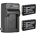 Kastar 2-Pack Q120 Battery and AC Wall Charger Replacement for MINOLTA MN35Z Camera, Zoom BT-03, Zoom BT-03 B Battery, Zoom Q8 Q8N Recorder Camera, Bell & Howell B35HDZ Camera