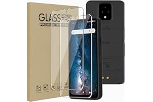 KZIOACSH 2 Pack Tempered Glass Screen Protector for Sonim XP Pro, HD Clear 9H Hardness High-Sensitivity Fingerprint Support B