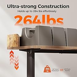 Agilestic L Shaped Standing Desk, Adjustable Height