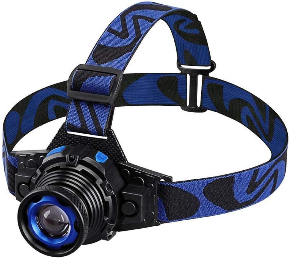 Tekwet LED Stirnlampe Wiederaufladbar - 2400mAh, 6 Modi, IPX5 Wasserdicht Für Outdoor