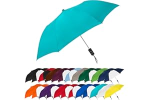 STROMBERGBRAND UMBRELLAS The Spectrum Popular Style 42" Automatic Open Compact Travel Umbrella for Rain, Wind & Sun, Sturdy Lightweight Small Portable Stick Umbrella for Men and Women