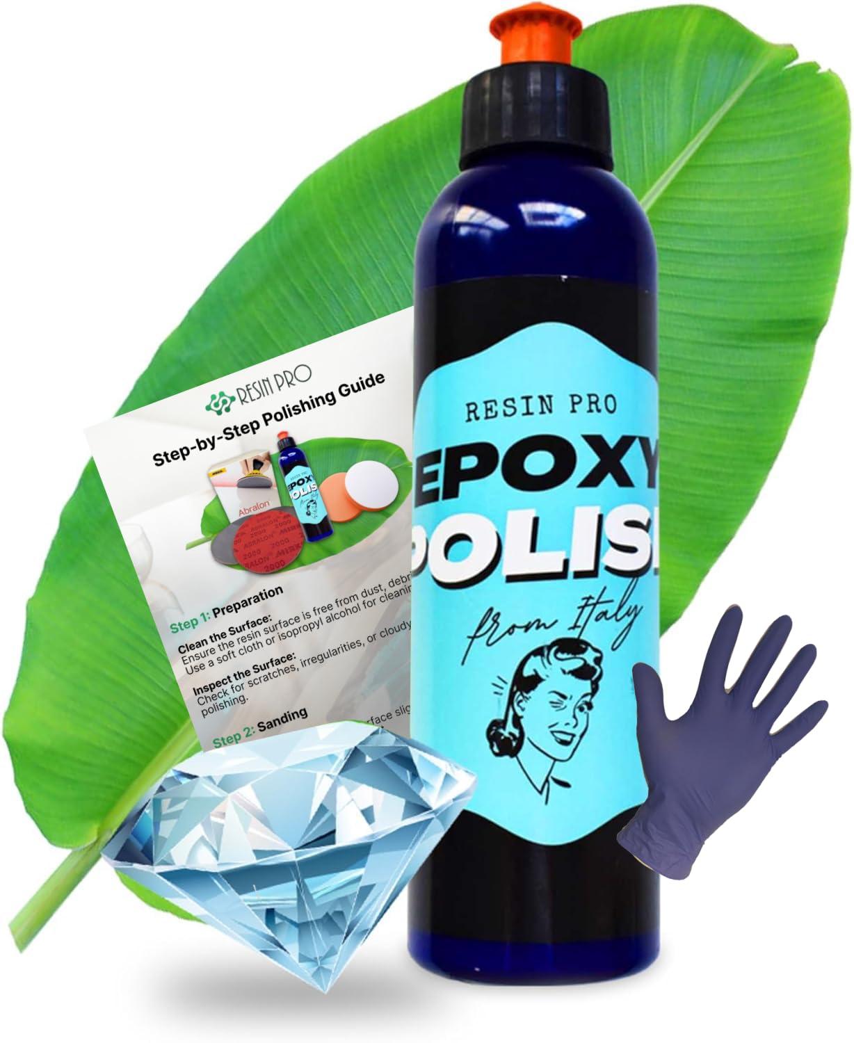 ResinPro® Polishing Cream 250ml - Professional Epoxy Polish Cream, Wood & Metal Polish – High-Gloss Mirror Finish – Easy to Apply & Long-Lasting Shine