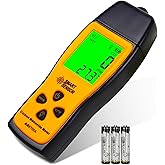 Lunarlipes Carbon Monoxide Detectors, Portable CO Detector with Temperature Sensor & LCD Backlight Screen, Handheld Carbon Monoxide Meter Tester 0-1000PPM Range, Indoor/Oudoor (Includes Battery x3)