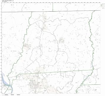 Amazon.com: East Feliciana Parish, Louisiana LA ZIP Code Map Not