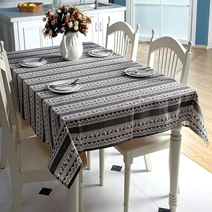 Letamg Nappe Dessin Animé Polyester Coton Imitation Lin