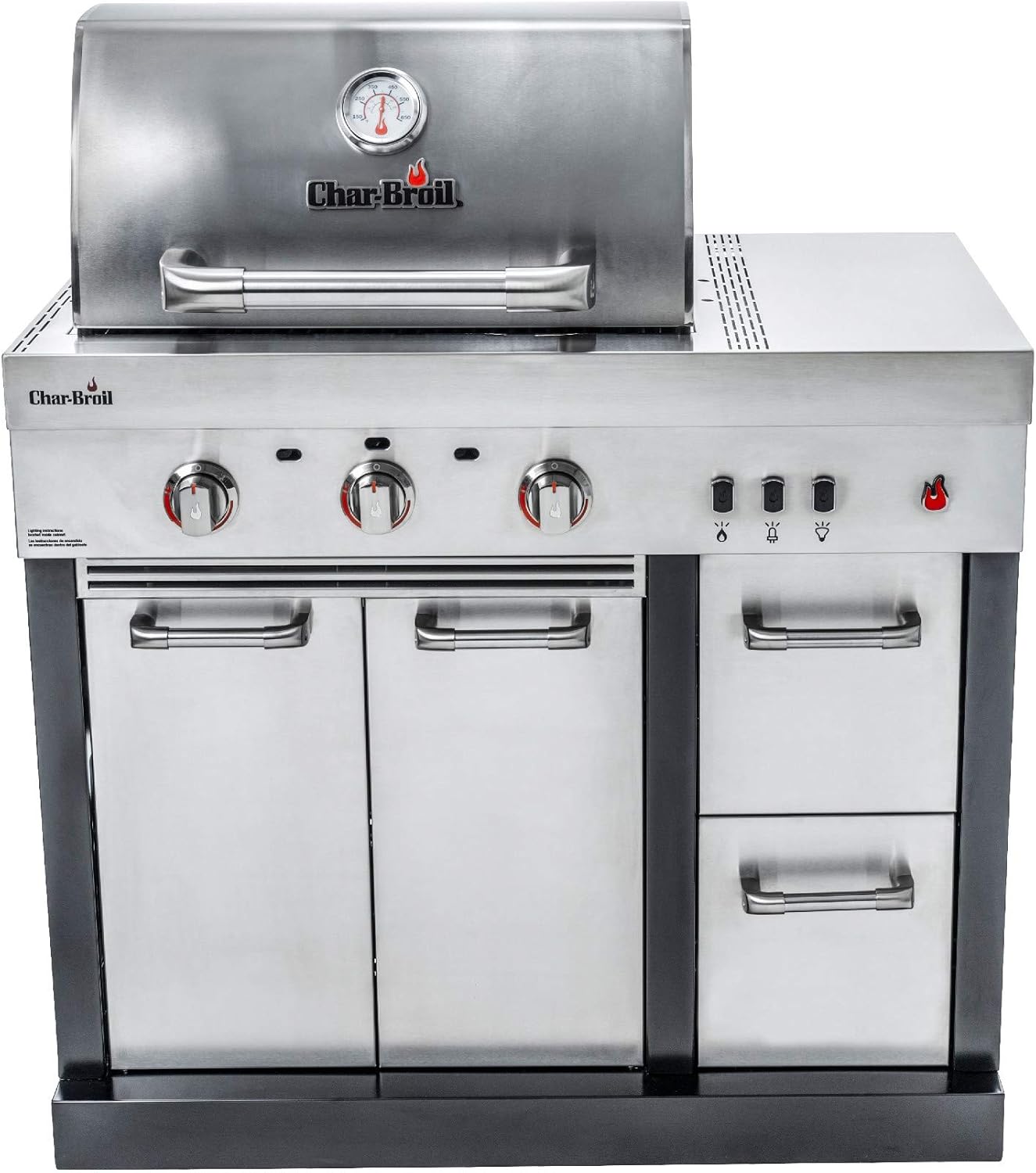 Char-Broil 140906 Modular Outdoor Kitchen, Stainless Steel, Large