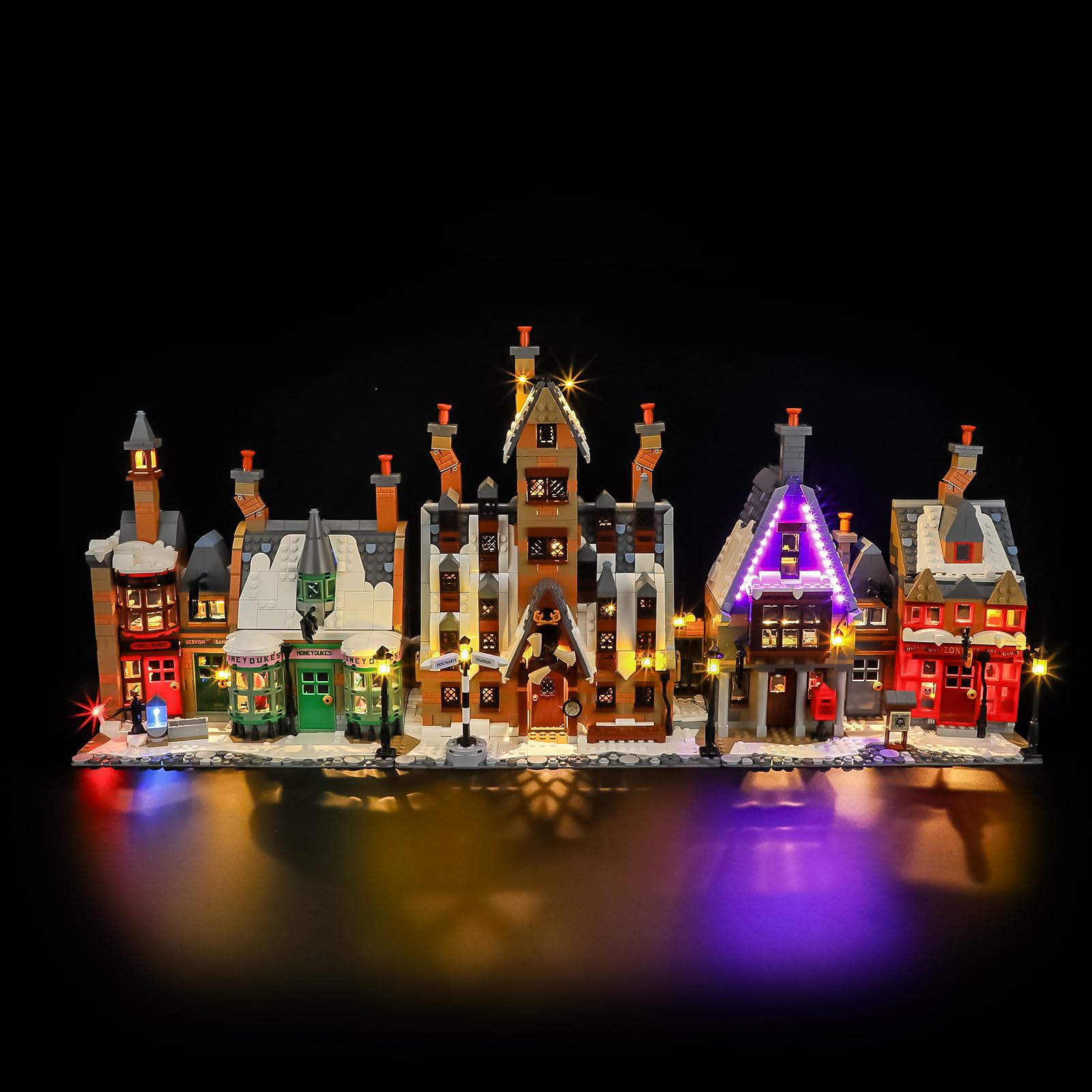 YEABRICKS LED Light for Lego-76457 Harry Potter Hogsmeade Village – Collectors' Edition Building Blocks Model (Building Set NOT Included)