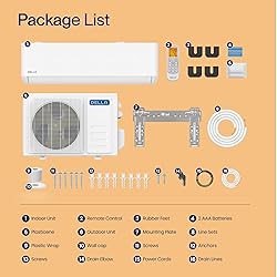 DELLA Optima Series 12,000 BTU Wifi Mini Split