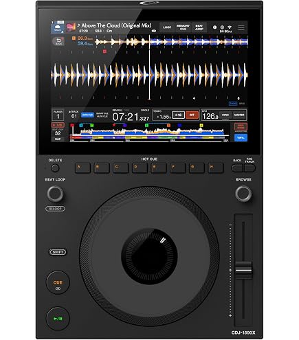 Amazon.com: Pioneer DJ XDJ-1000MK2 DJ Deck con pantalla táctil