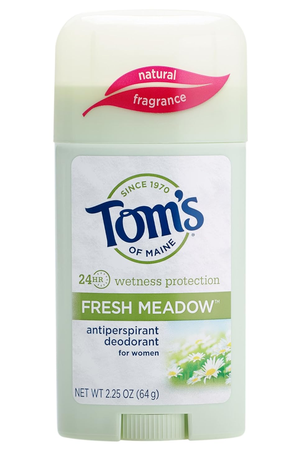 Tom's of Maine Women's Antiperspirant Deodorant Stick, Deodorant for Women, Antiperspirant for Women, Fresh Meadow, 2.25 Ounce, 2-Pack : Beauty