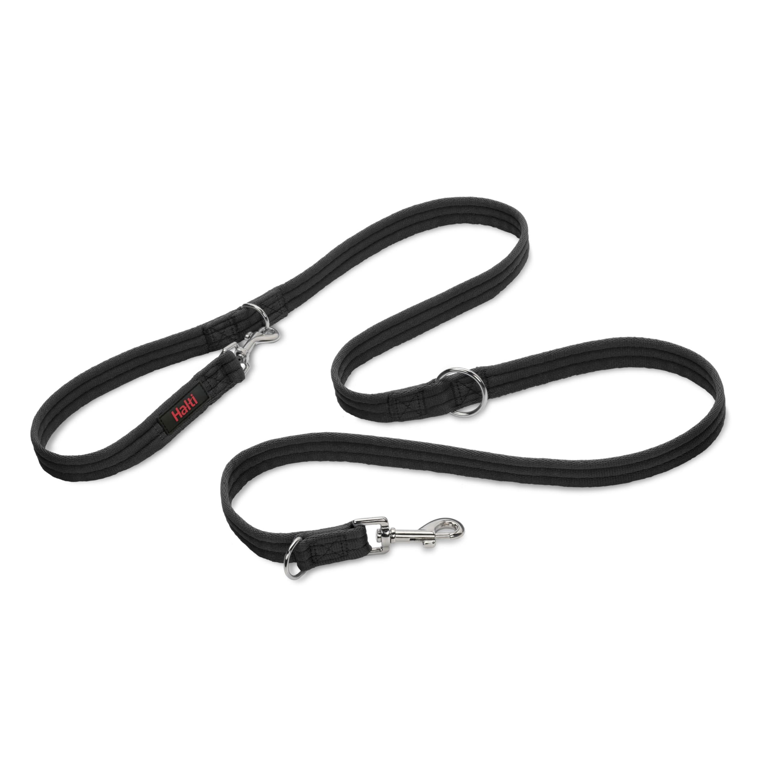Halti Training Lead - Professional No-Pull Double-Ended Dog Lead, Lightweight, Soft & Durable, Ideal for Obedience Training & Everyday Walks with Dogs and Puppies (Size Small, Black, 2m)