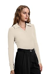WIHOLL Plus Size Women Blouses Long Sleeve Shirts