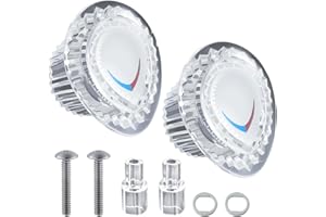 COOLFELL 2 Pack 96797 Shower Handle Replacement, Compatible with Moen Chateau Shower Trim Kit for 1225 Cartridge, Shower Knob Replacement, for Bathroom Tub and Shower, Include Screws