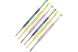 TOAUO PRECISE CANADA 6 Packs Wax Tool Stainless Steel Sculpting Tool Spoon