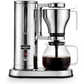 aarke Drip Coffee Maker with 42oz Glass Carafe, Stainless Steel | Electric Drip Brewer, Automatic Drip-stop, Brews Full Pot in Under 6 Minutes, SCA Certified
