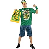 Morph John Cena WWE Costume Men, Wrestling Costume Mens, Halloween Costumes for Men