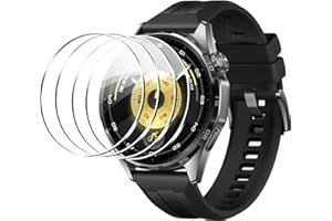 Fhyeugfy Screen Protector for HUAWEI WATCH GT 6 46mm, Tempered Glass Film, 9H,Scratch-Resistant, Anti-Fingerprint, Easy to In