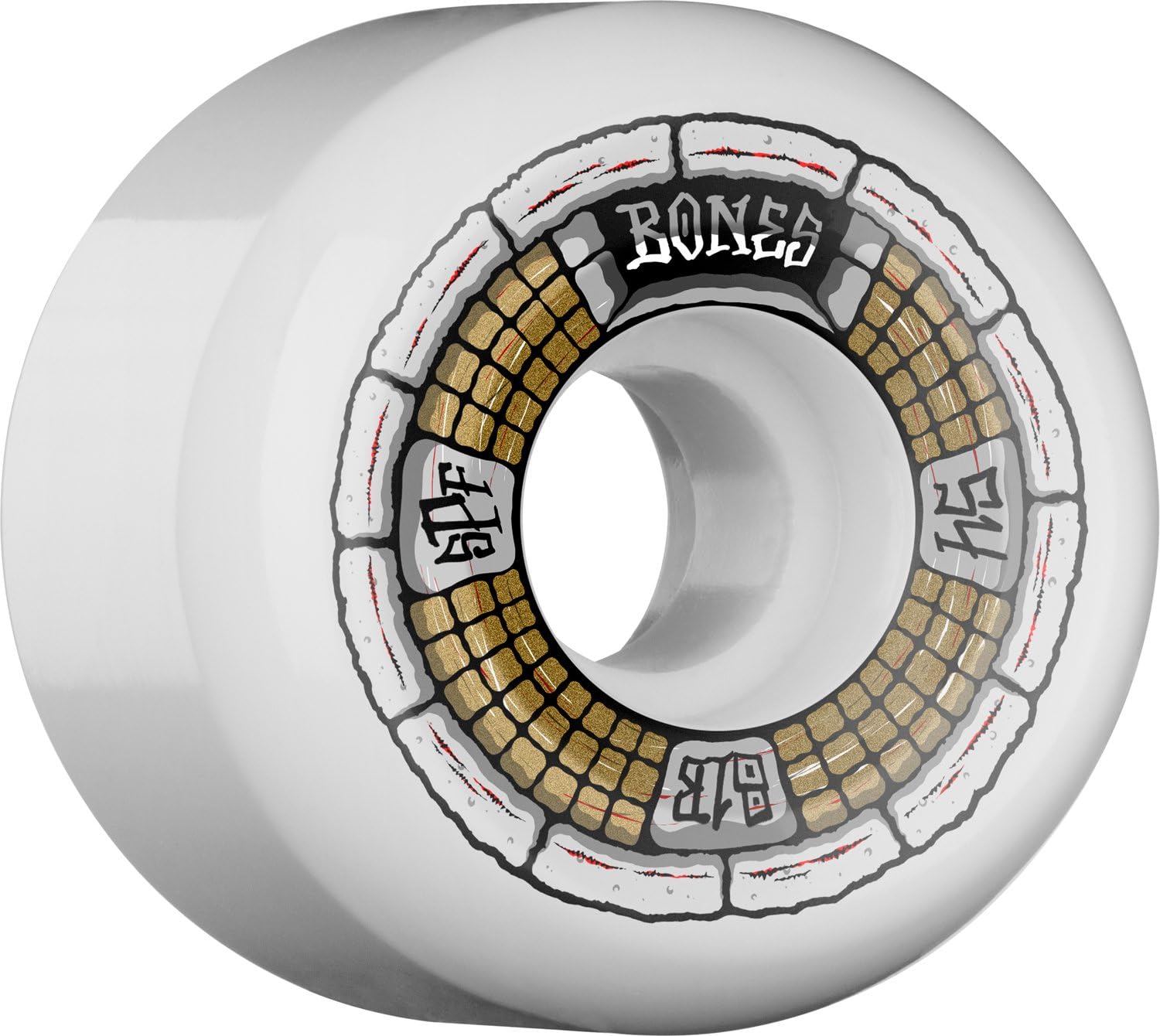 Bones Wheels Skate Wheels Spf Deathbox 81B P5 54mm Wheels