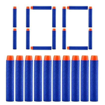 QUN FENG Refill Pfeile Darts 100PCS Nerf Darts Schaum Spitze Premium Kugeln Munition Pack für Nerf N-Streik Elite Blasters Ki