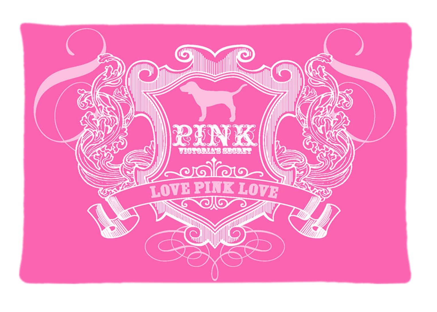 Love Pink Victoria Secret Zebra Custom Pillowcase Rectangle Pillow Cases 20x30 Inches (one side)