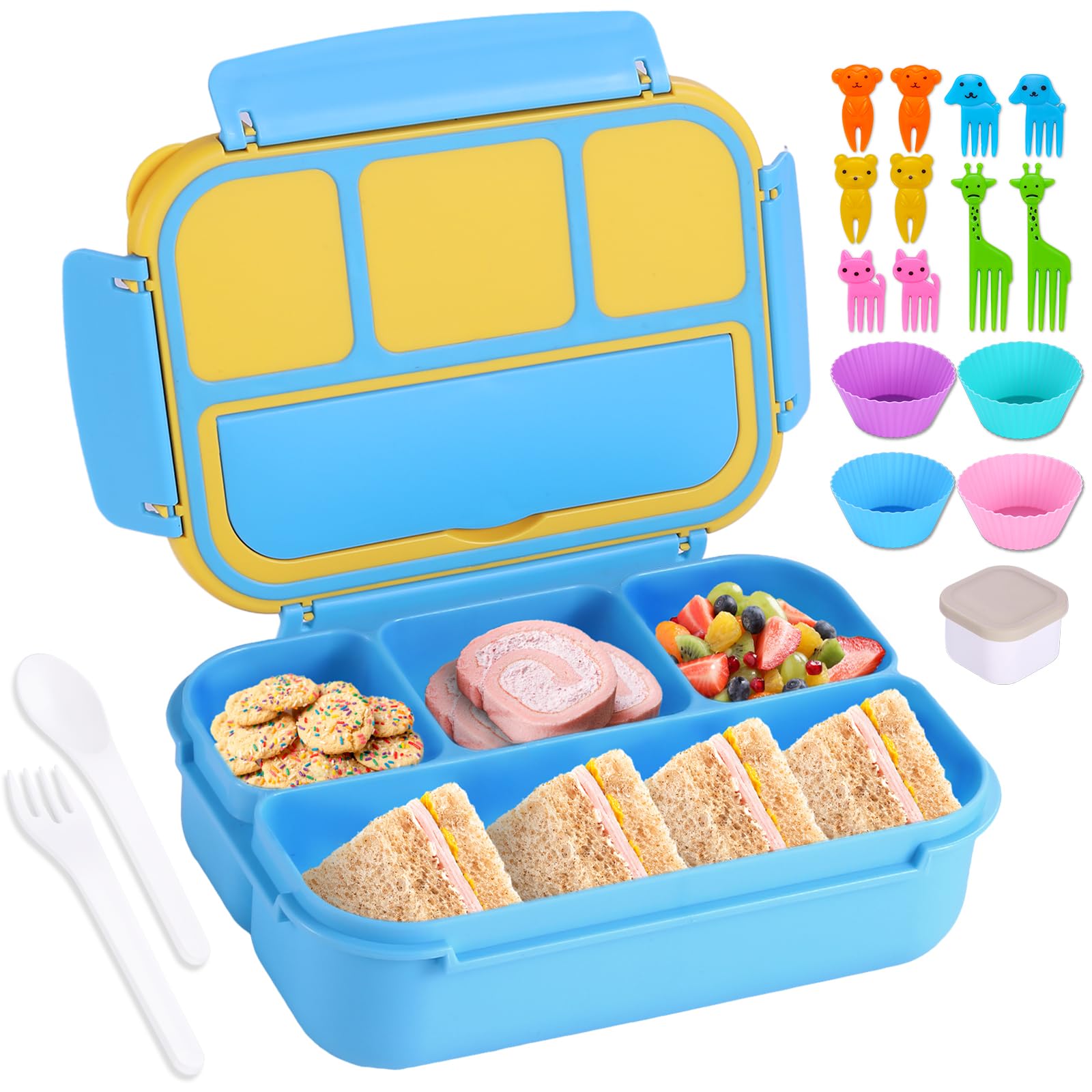 shell and turtle Bento Box for Kids Girls