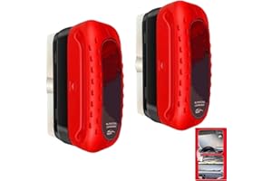 GENERIC 2PCS Automotive Oil Film Cleaning Brush, 2024 New Glass Oil Film Remover Brush for Car, Hydrophobic Glass Coating Oil Film Remover for Windshield, Glass Cleaning Board(Red)