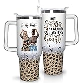thmasamwr Best Friend 40oz Tumbler With Handle, Stainless Steel Insulated Besties Coffee Travel Mug, Christmas Gifts Cups for Best Friends