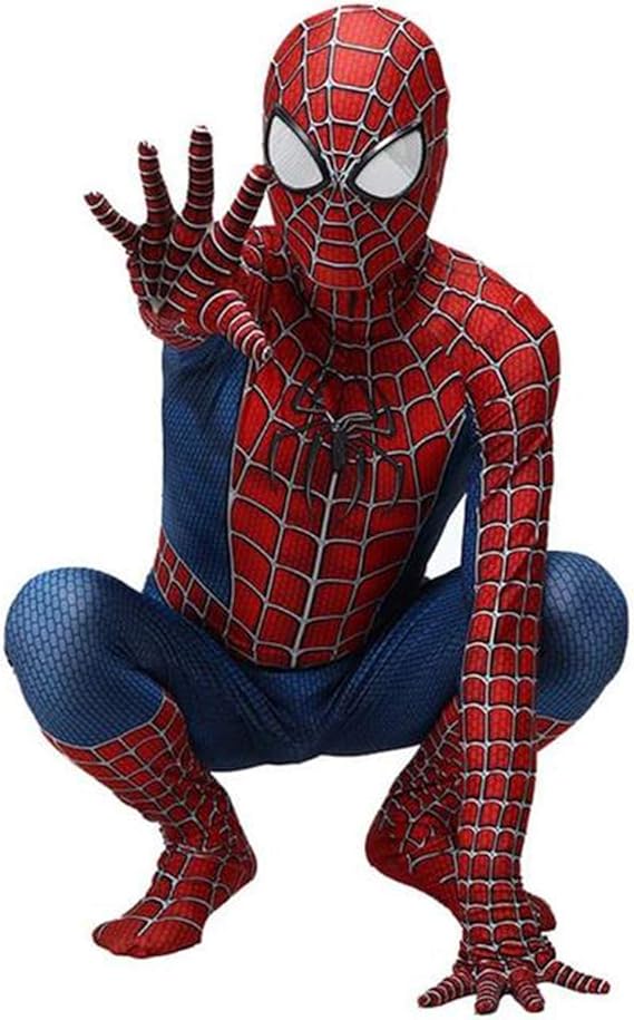 WQLESO Disfraz de Cosplay de Spiderman para niños, Traje