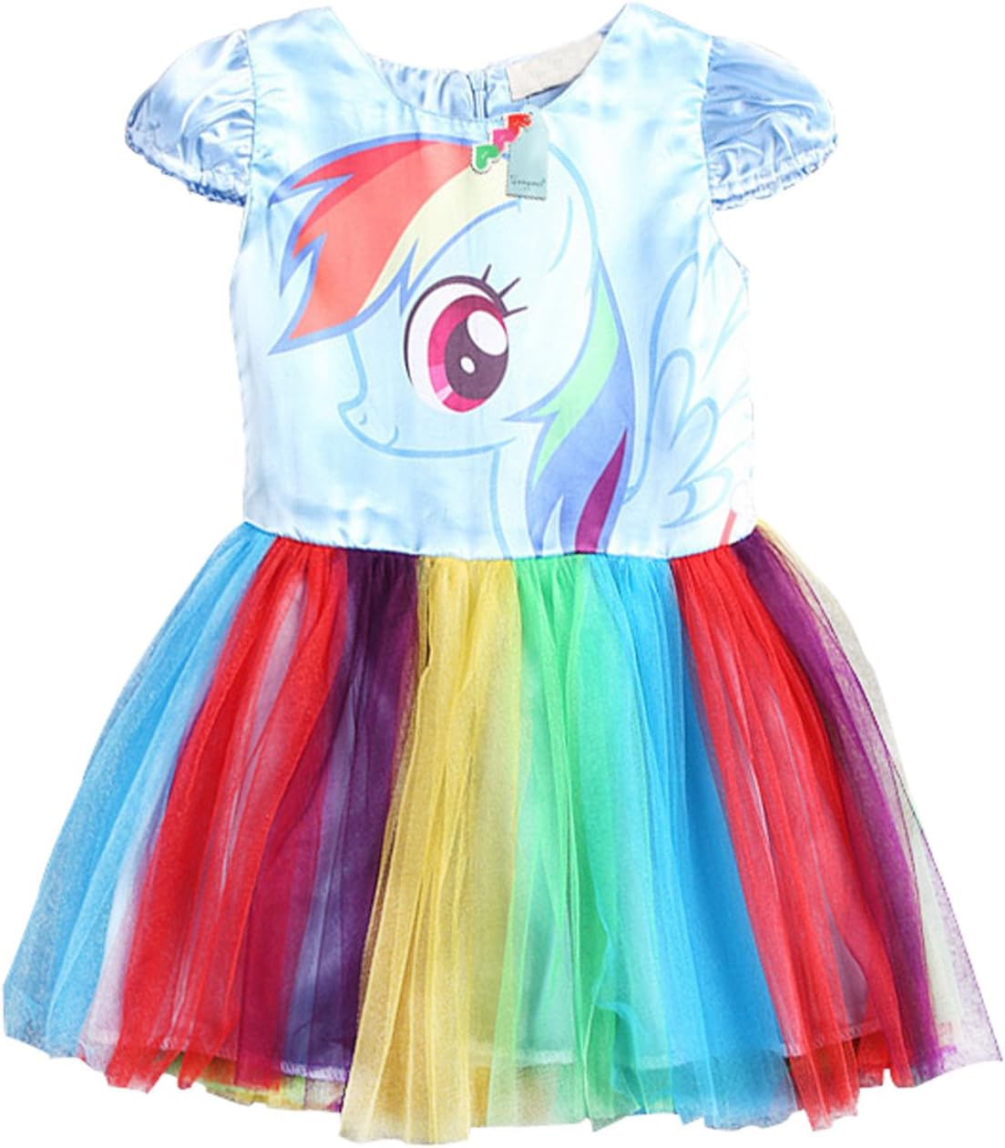 My Little Pony Girl's Dress Rainbow Lace Party Dress