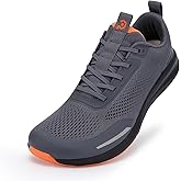 FEFELUIS Men's Zero Drop Running Shoes - Wide Toe Box Athletic Walking Sneakers