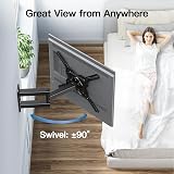 TV Wall Mount 26-60 inch Swivel Tilt Extend 60-475mm VESA 400x400 view 3