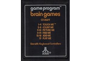 Brain Games (cx-2664) Atari Video Game - 19 Games