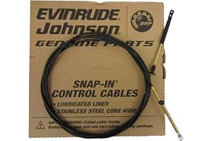 JOHNSON/EVINRUDE/OMC/BRP Johnson Evinrude OMC New OEM 14' Snap-In Control Cable, 0173114