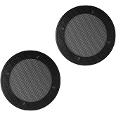 YGDMD 2PCS Car 4" Speaker Grill,Car Subwoofer 4" Speaker Cover with Honeycomb Hole Grid Design,Dust Resistant Cars Speakers Grill Cover for Speakers Collision Damage (4"-2PCS)