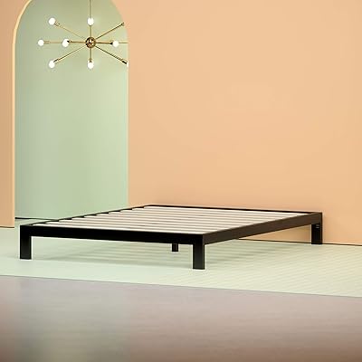 Zinus Arnav 10-Inch Metal Bed Frame, Twin, No Box Spring Needed