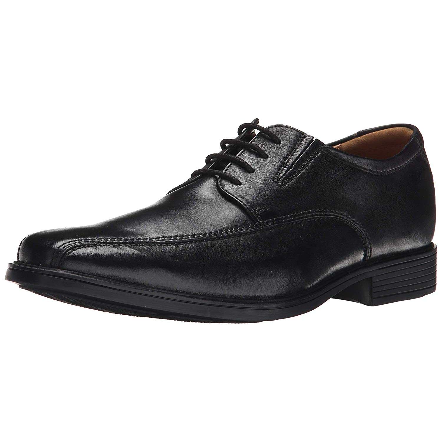 Clarks Collection Men's Tilden Walk Oxford, Black Leather, 7 Wide US Image