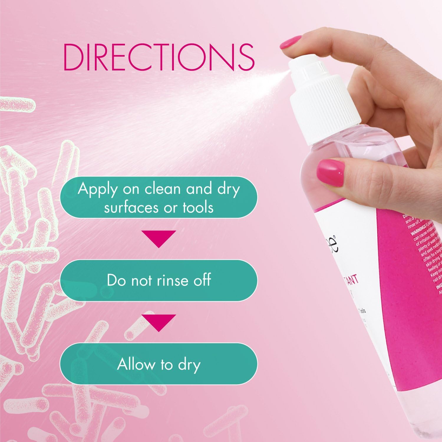 Mylee Disinfectant Spray Antiseptic Sanitiser, Sanitises and Cleanses Surfaces, Kills 99.9% Bacteria and Germs - Image 4