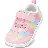 STQ Toddler Girls Boys Wide Toe Barefoot Shoes Kids Walking Tennis Comfort Sneakers Lightweight Breathable Gym Shoe