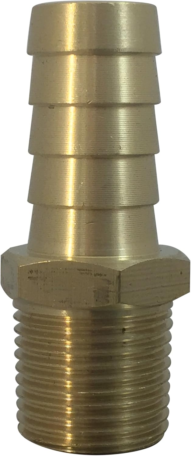Brass Fuel Line Hose Fitting [KFPS0806] Barb 1/2" x 3/8