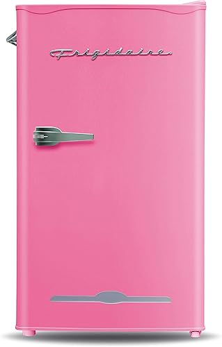 pretty pink mini fridge