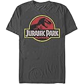 Jurassic Park Mens Jurassic Park Men's Classic Movie Logo T-Shirt