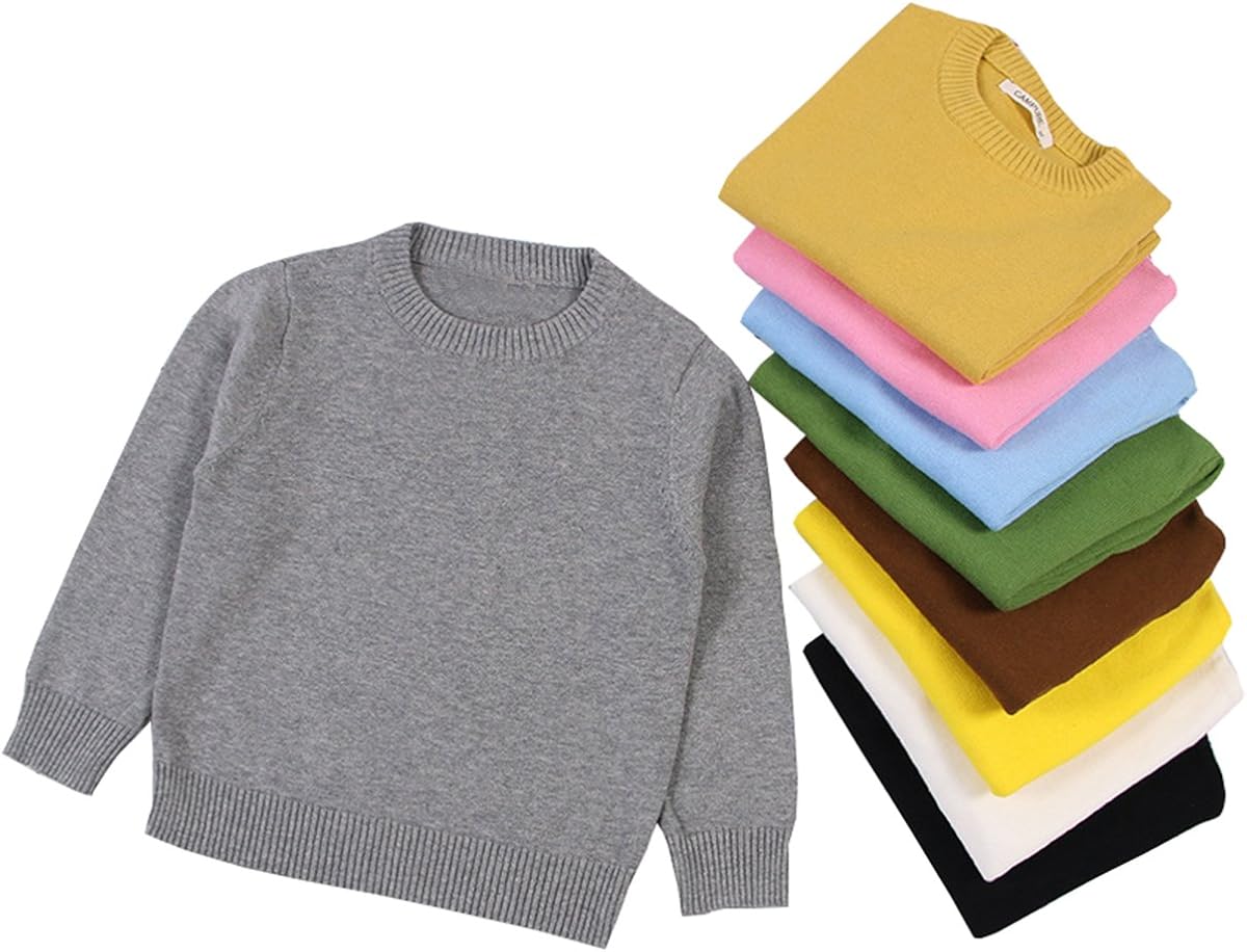 TAIYCYXGAN Baby Toddler Boys Girls Pullover Sweaters Unisex Kids Winter Kint Sweatshirts Cotton Clothes: Clothing