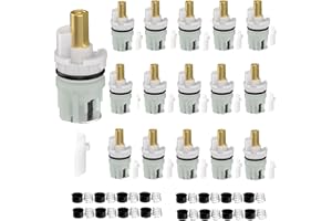 FTZYNQUR RP25513 Faucet Stem Replacement for Delta two handle Faucet Repair Kit Includes RP24096 Cartridge RP4993 Seat and Spring RP24097 Turn stop1/4, 24 pack