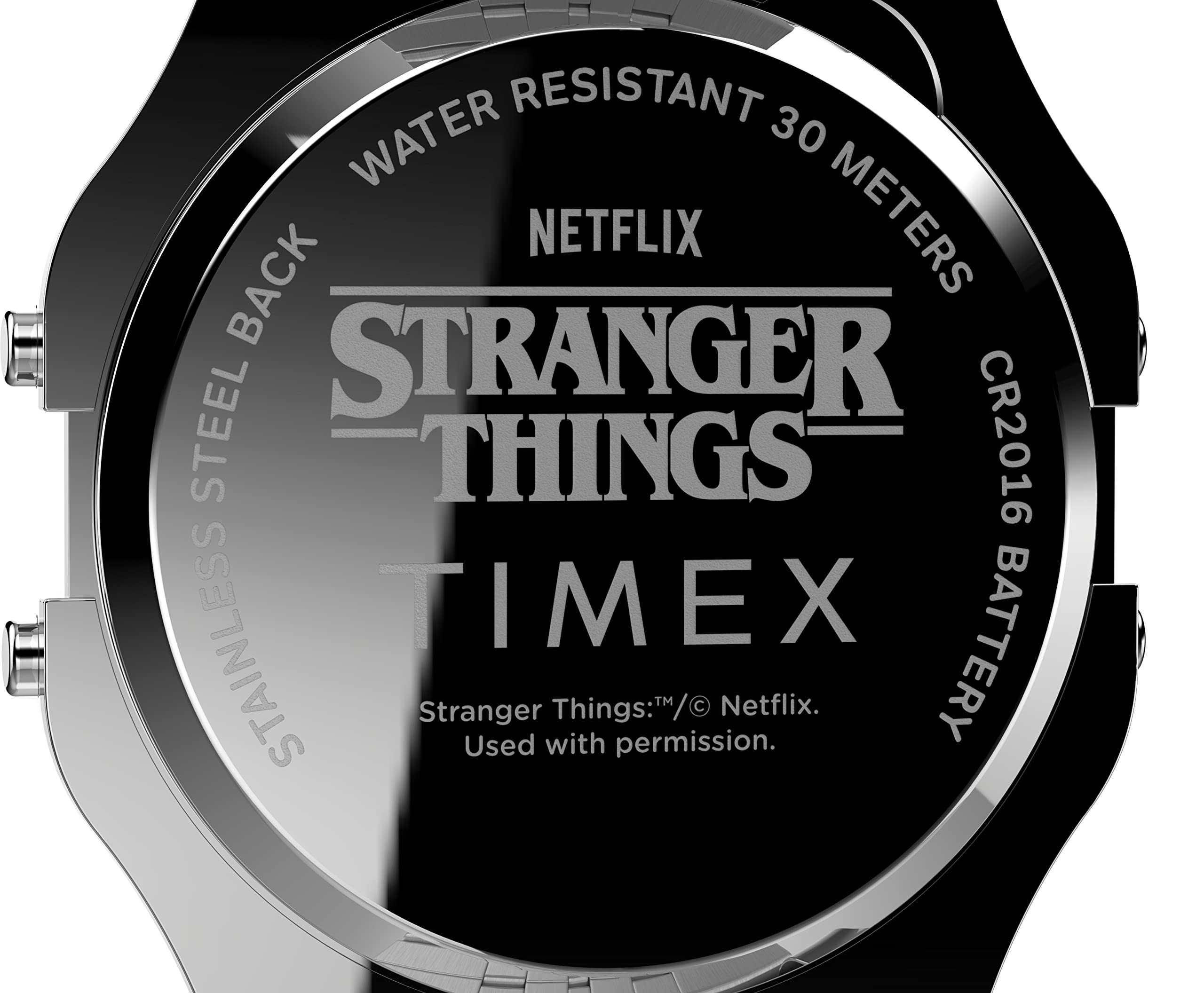 X Stranger Things 腕時計, ストレンジャー・シングス T80, One Size, 34mm Stranger Things T80 デジタルブレスレットウォッチ